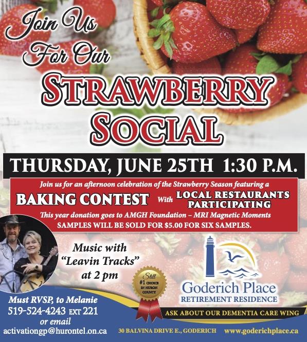 Strawberry Social flyer