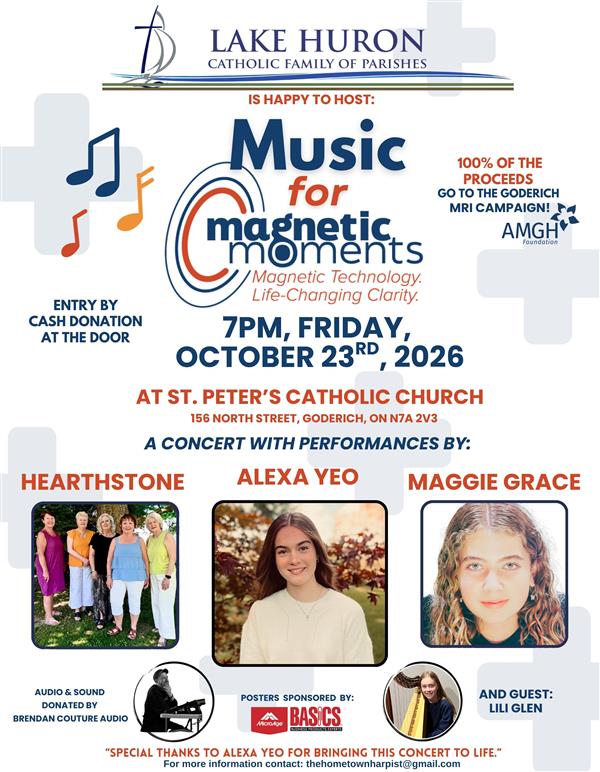 Poster for music for magnetic moments